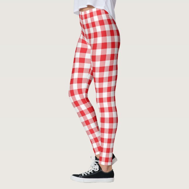 Gingham Play Leggings (Vänster)