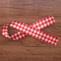 Gingham Play Red & White