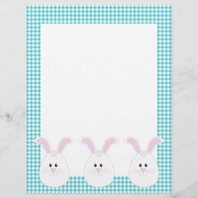 Gingham Rabbit Letterhead (Framsida)