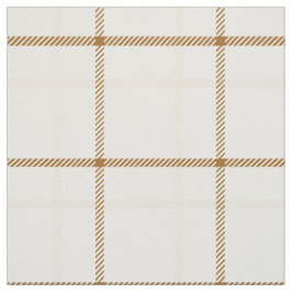 Gingham-ruta neutral brun elfenben pastellfärg tyg