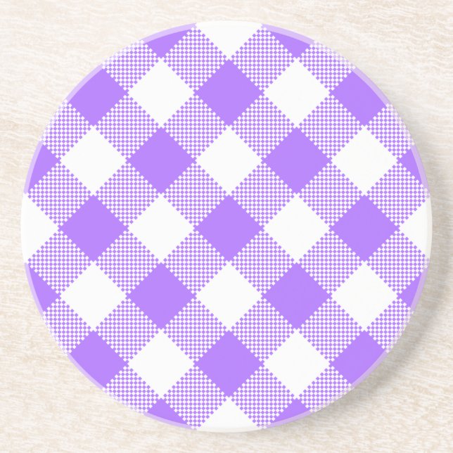 Gingham Series - Lilan Underlägg 1 av många färg (Framsidan)