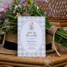 Gingham Wildblomma utanför Möhippan på marknaden