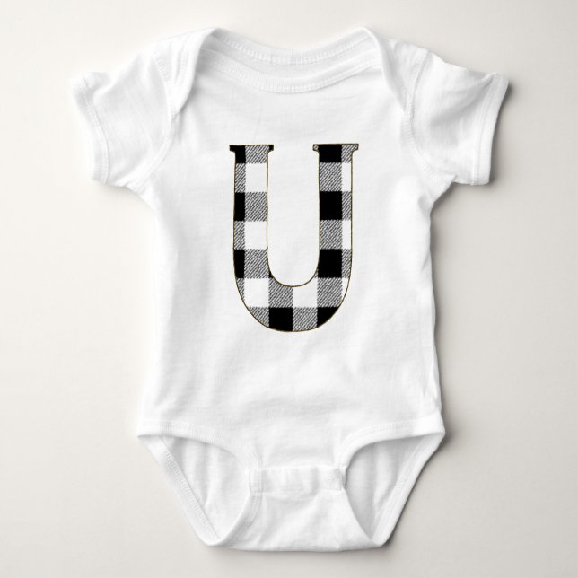 Ginghamkryss U Tee Shirt (Framsida)