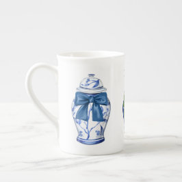 Gingkärlekarrangemang Chinoiserie Benporcelain Kaf Benporslin Mugg
