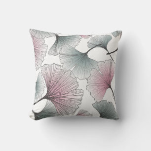Gingko biloba handdragen. kudde