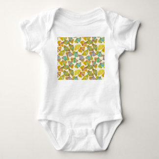 Gingko Löv: Blommigt Abstrakt Art T Shirt