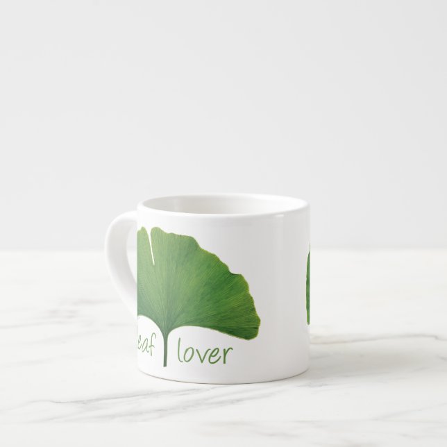 Gingko Löv Espressomugg (Framsida vänster)