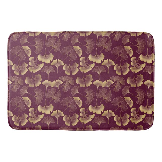 Gingko Lövs Bath Mat Badrumsmatta (Framsidan)