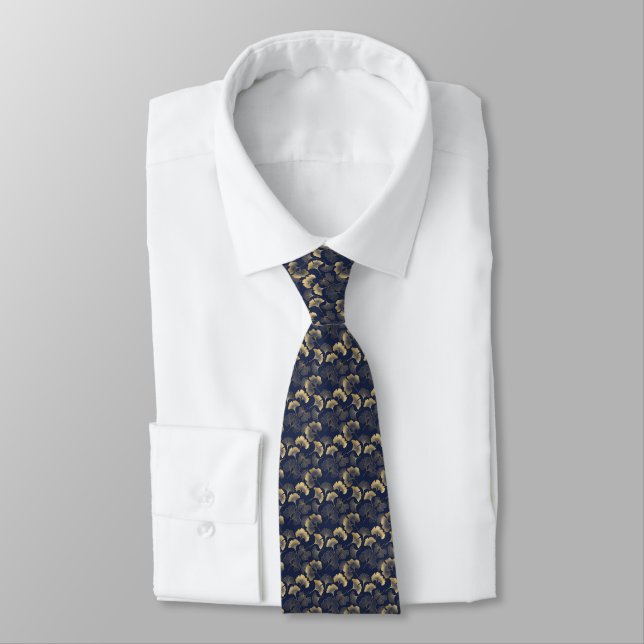 Gingko Lövs Necktie Slips (Bunden)
