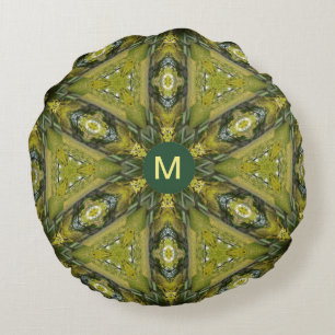 Gingko Mandala Rund Kudde