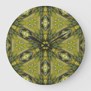 Gingko Mandala Stor Klocka