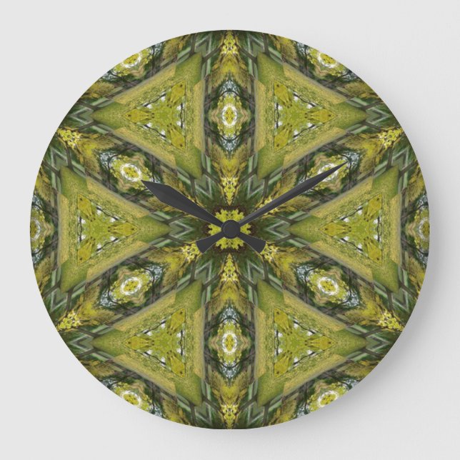 Gingko Mandala Stor Klocka (Framsida)