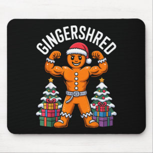 Gingkrossad muskulös pepparkakor jul gym Hum Musmatta