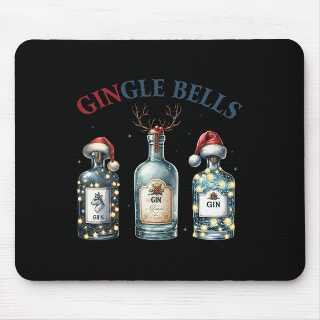 Gingle Bells Funny Gin Gin Bells Christmas Tree Me Musmatta (Framsidan)