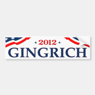 Gingrich president 2012 (v105) bildekal