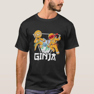 Ginja Ninja Ninjabread Man Gingerbröd Ninja Ugly T Shirt