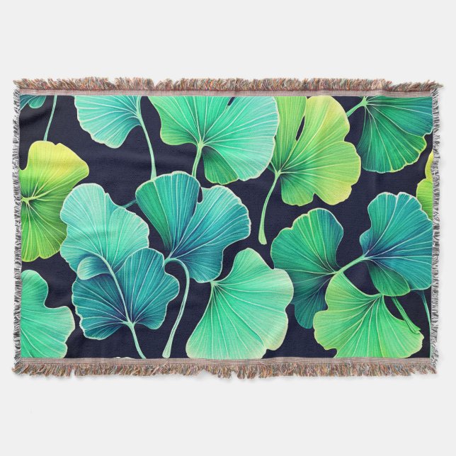 Ginkgo biloba blad  filt (Framsidan)
