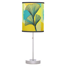 Ginkgo Biloba Bord Lamp med Löv-mönster: Ett Harmo