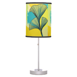 Ginkgo Biloba Bord Lamp med Löv-mönster: Ett Harmo