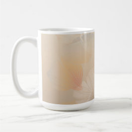 Ginkgo Biloba Botanical Abstrakt Graphic Art Kaffemugg