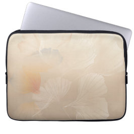 Ginkgo Biloba Botanical Abstrakt Graphic Art Laptop Fodral