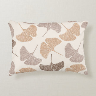 Ginkgo biloba: Torr, sömlös design. Prydnadskudde