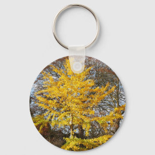 Ginkgo Biloba Träd Nyckelring