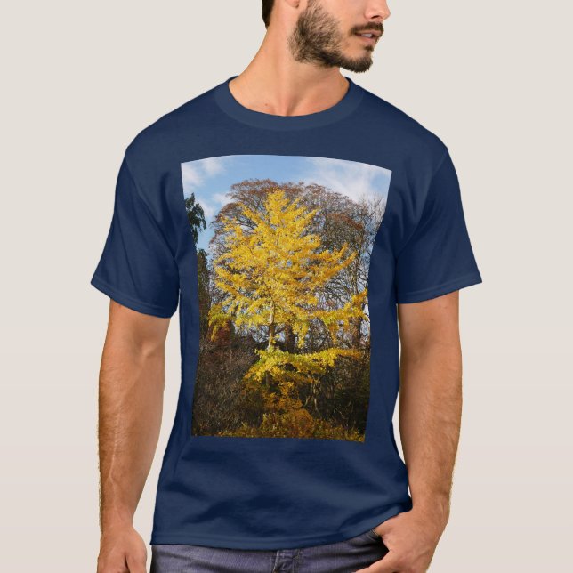 Ginkgo Biloba Träd T-shirt (Framsida)