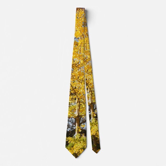 Ginkgo Biloba Träd Tie Slips (Framsida)