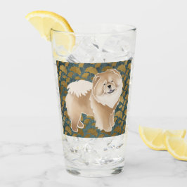 GINKGO Cinnamon Chow 16 oz design front & back Glaskopp