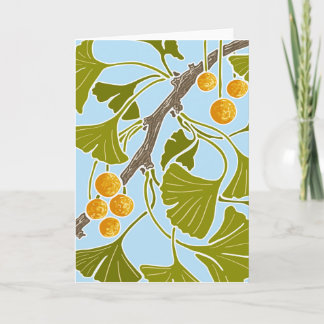 Ginkgo Dance Kort
