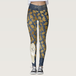 GINKGO den kräm- chowDAMASKER!!! Leggings