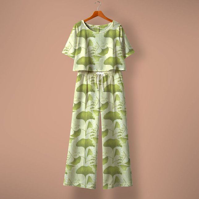 Ginkgo-Grönt Tyg (Skapare uppladdad)