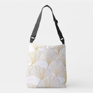 Ginkgo Guld: Luxurious Löv Arrangemang Axelväska