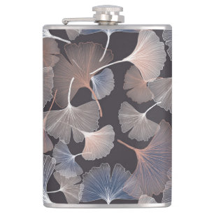 Ginkgo löv: elegant Naturligt mönster. Fickplunta