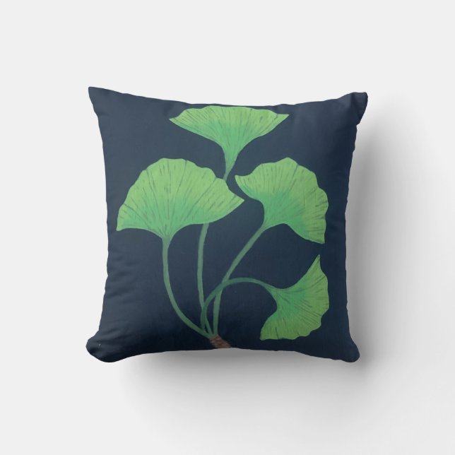 Ginkgo löv kudde (Framsida)