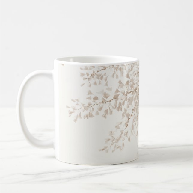 Ginkgo Lövs Dream 6 #nature #art Kaffemugg (Vänster)