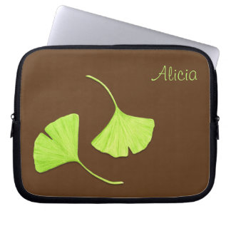 Ginkgo Lövs Laptop sleeve | ANPASSADE