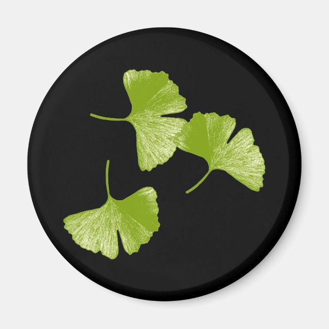 Ginkgo Lövs Magnet (Framsidan)