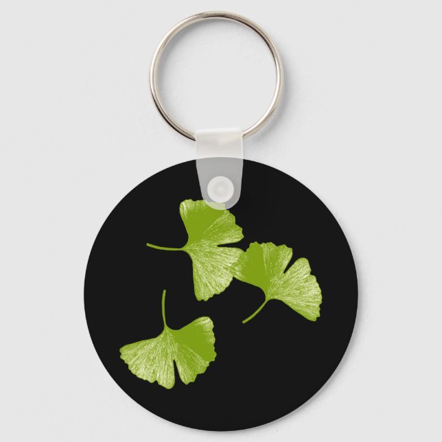 Ginkgo Lövs Nyckelring (Framsida)