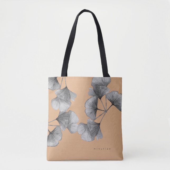 Ginkgo Tote Bag Tygkasse (Framsida)
