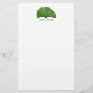 Ginkgo Träd Löv Brevpapper