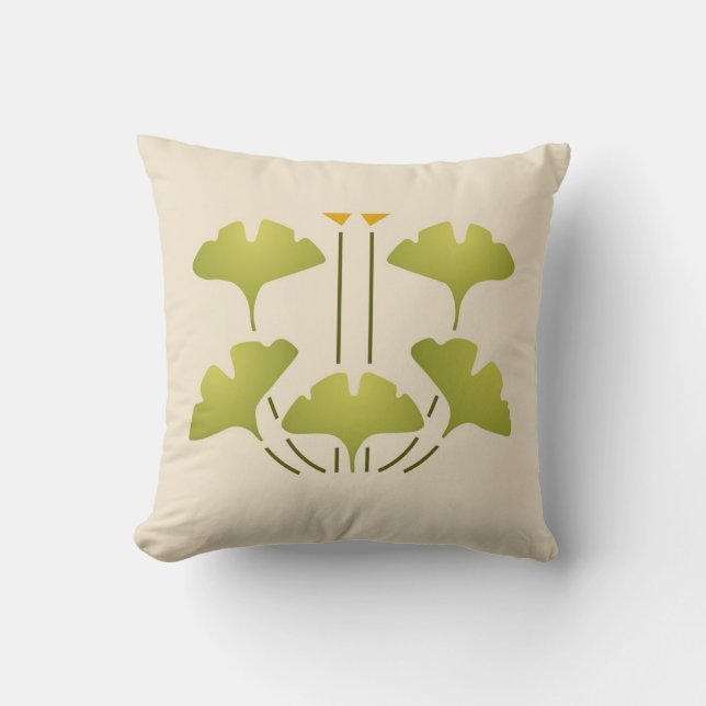 Ginkgoen stencilerar kudde (Framsida)