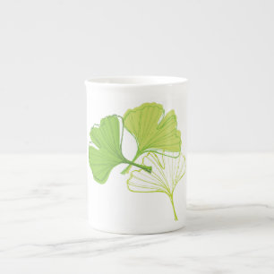 Ginkgolöv Benporslin Mugg