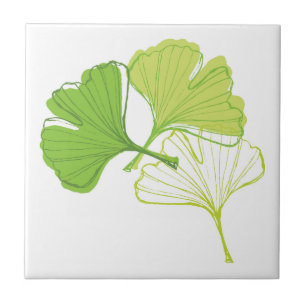 Ginkgolöv Kakelplatta