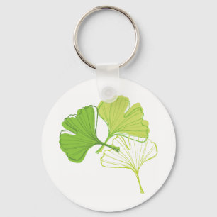 Ginkgolöv Nyckelring