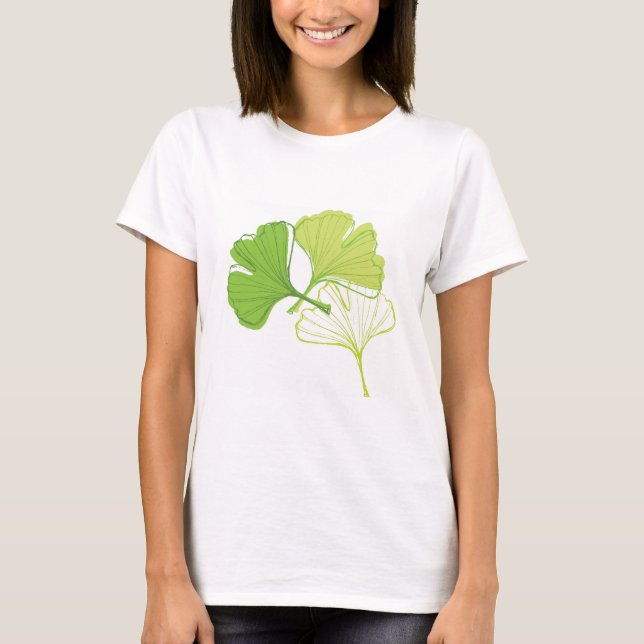Ginkgolöv T Shirt (Framsida)