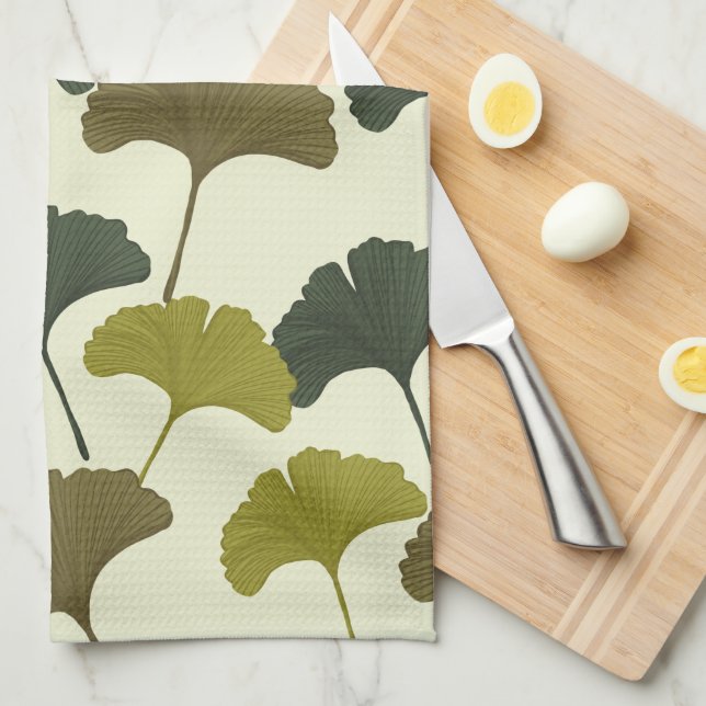 Ginko Bilbao Lövs Kökshandduk (Vikt i Fjärdedel)