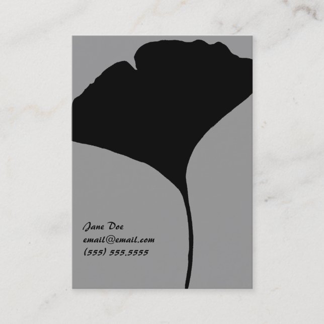 Ginko lövtelefonkort (Framsida)