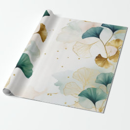 Ginko luxurious Guld Line Presentpapper